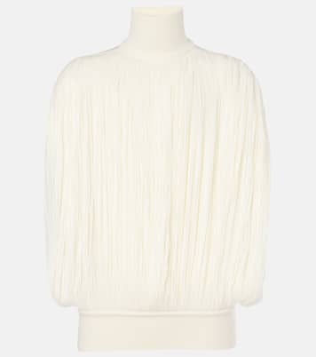 Fringed wool turtleneck sweater | Alaïa