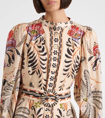 Cotton-blend dress | Farm Rio