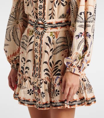 Cotton-blend dress | Farm Rio