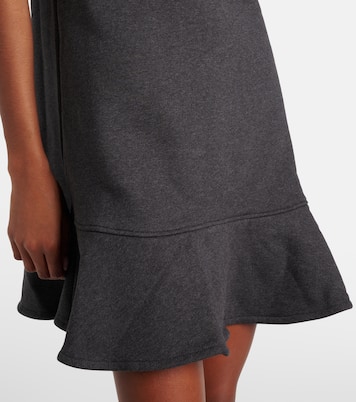 Striped cotton polo dress | Ganni