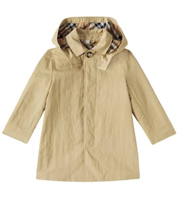 Technical twill car coat | Burberry Kids