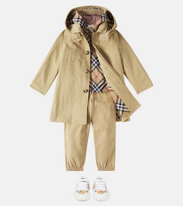 Technical twill car coat | Burberry Kids