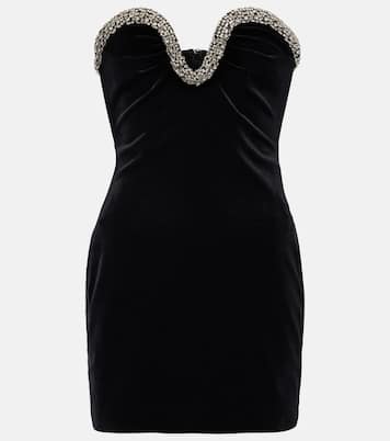 Minikleid aus Samt mit Pailletten | Roland Mouret