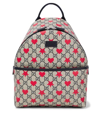 Zaino in canvas GG con stampa | Gucci Kids