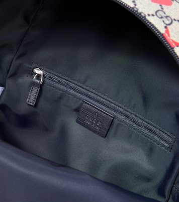 Zaino in canvas GG con stampa | Gucci Kids