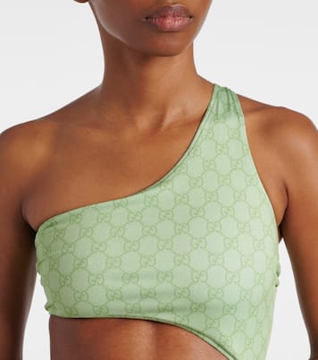 Costume intero con stampa GG con cut-out | Gucci
