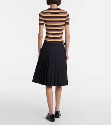 Pullover in cotone a righe | Prada