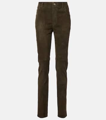 Pantalon slim en daim | Chloé