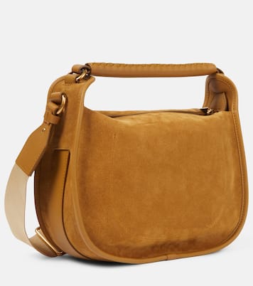 Borsa a spalla Clip Messanger in suede | Burberry