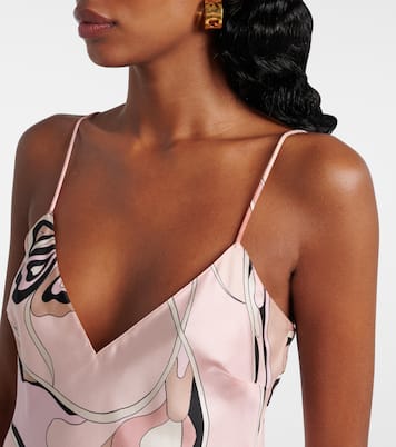 Camisole Orchidee in twill di seta | Pucci