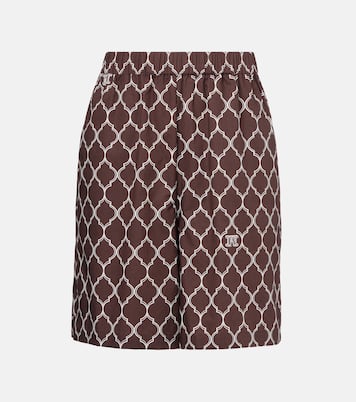 Bermuda Ululato in cotone a vita alta  | Max Mara