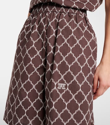 Bermuda Ululato in cotone a vita alta  | Max Mara
