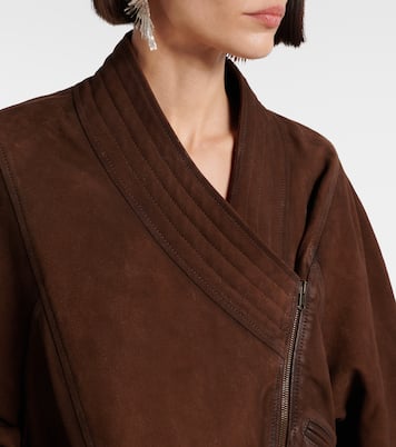 Veste Edina asymétrique en daim | Isabel Marant