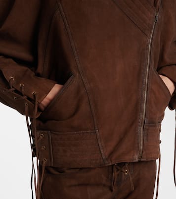 Veste Edina asymétrique en daim | Isabel Marant