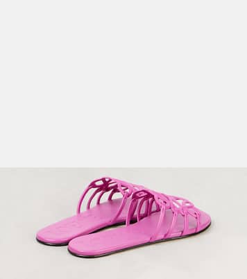 Anagram leather slides | Loewe