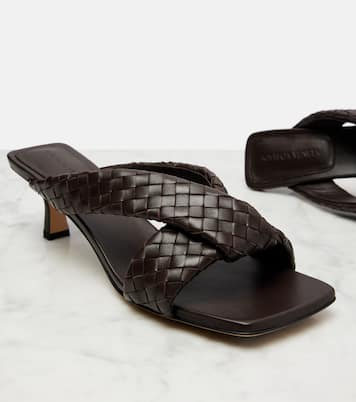 Pantoletten Riva 50 aus Leder | Bottega Veneta