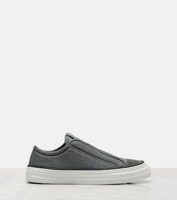 Low-top slip-on sneakers | Brunello Cucinelli