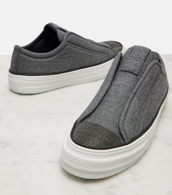 Low-top slip-on sneakers | Brunello Cucinelli
