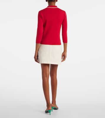 Cardigan in maglia di cotone a coste  | Valentino