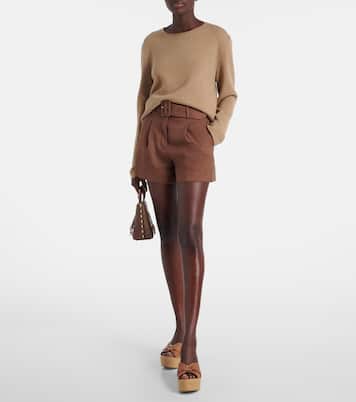 Wedge-Pantoletten Leda 100 aus Leder | Jimmy Choo