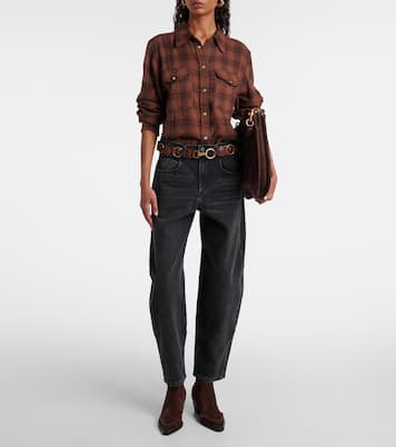 Cece 60 suede cowboy boots | Jimmy Choo