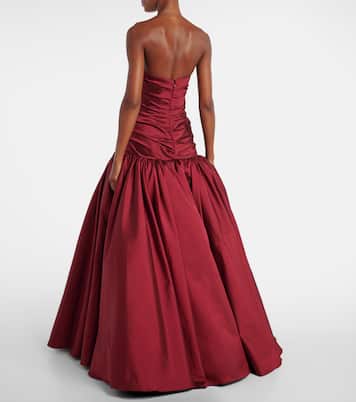 Vestido corsé de fiesta drapeado | Marmar Halim