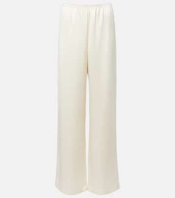 Pantaloni Barb in raso a vita media | Leset