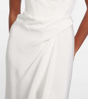 Bridal Off-Shoulder-Robe Mabel aus Seide | Vivienne Westwood