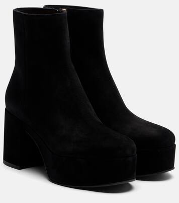 35 suede platform ankle boots | Gianvito Rossi