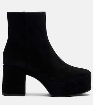 35 suede platform ankle boots | Gianvito Rossi