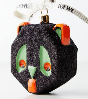 x Louis Wain glitter glass ornament | Loewe