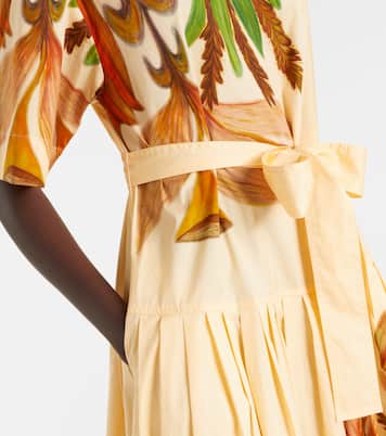 Vestido midi Aniline de algodón | Ulla Johnson