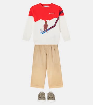 xx Euan Roberts sudadera de algodón | Gucci Kids