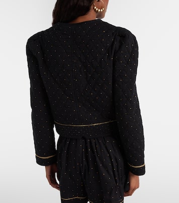 Vania embellished cropped cotton jacket | Marant Etoile