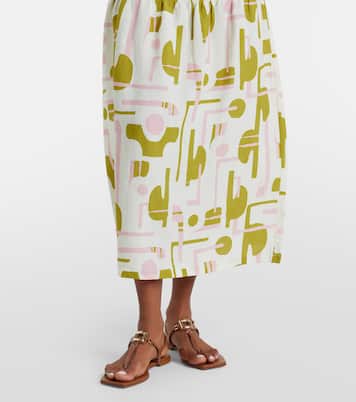 Balearic printed midi skirt | Adriana Degreas