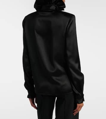 Blouse en satin de soie | Gucci