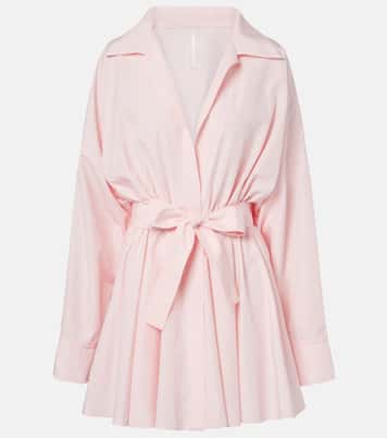 Belted shirt dress | Norma Kamali