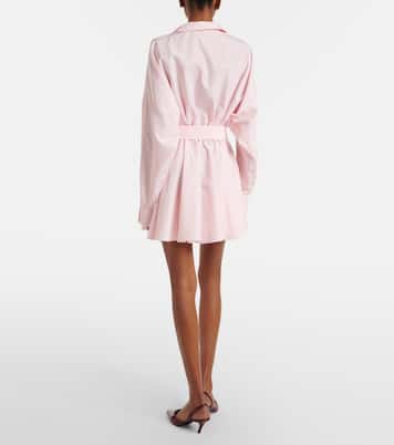 Belted shirt dress | Norma Kamali