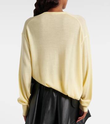 Double L asymmetric wool sweater | Loewe