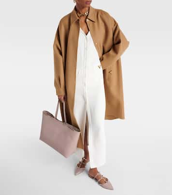 Mules Rockstud en cuir verni | Valentino Garavani
