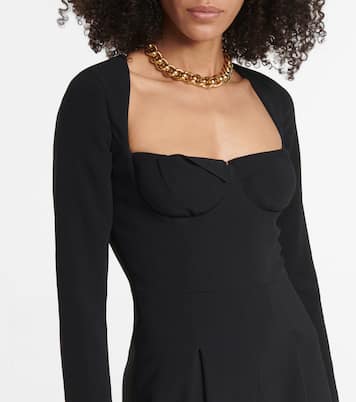 Combi-pantalon Dawlish en crêpe mélangé | Roland Mouret
