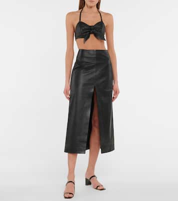 Leather bralette | Dodo Bar Or