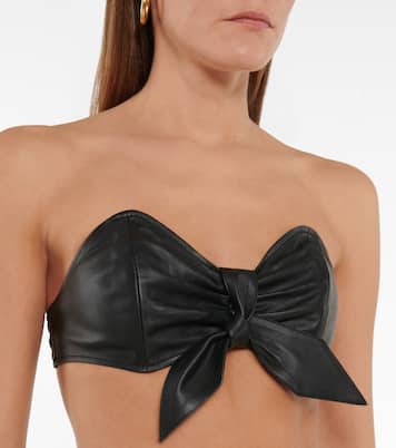 Leather bralette | Dodo Bar Or