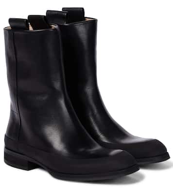 Grunge leather boots | The Row