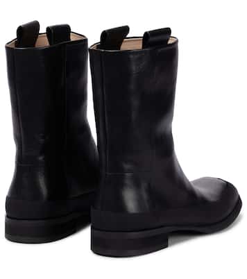 Grunge leather boots | The Row