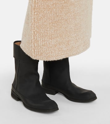 Grunge leather boots | The Row