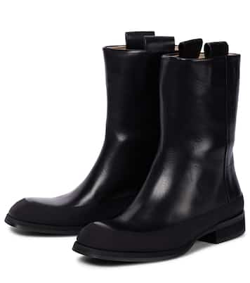 Grunge leather boots | The Row