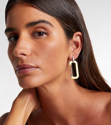 Einzelner Ohrring Chiara Big aus 18kt Weißgold mit Diamanten | Eéra