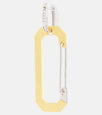 Chiara Big 18kt gold single earring with diamonds | Eéra