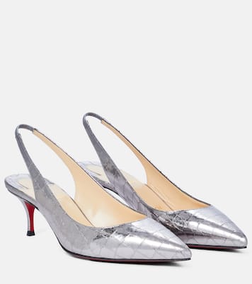 Escarpins Kate 55 en cuir embossé | Christian Louboutin